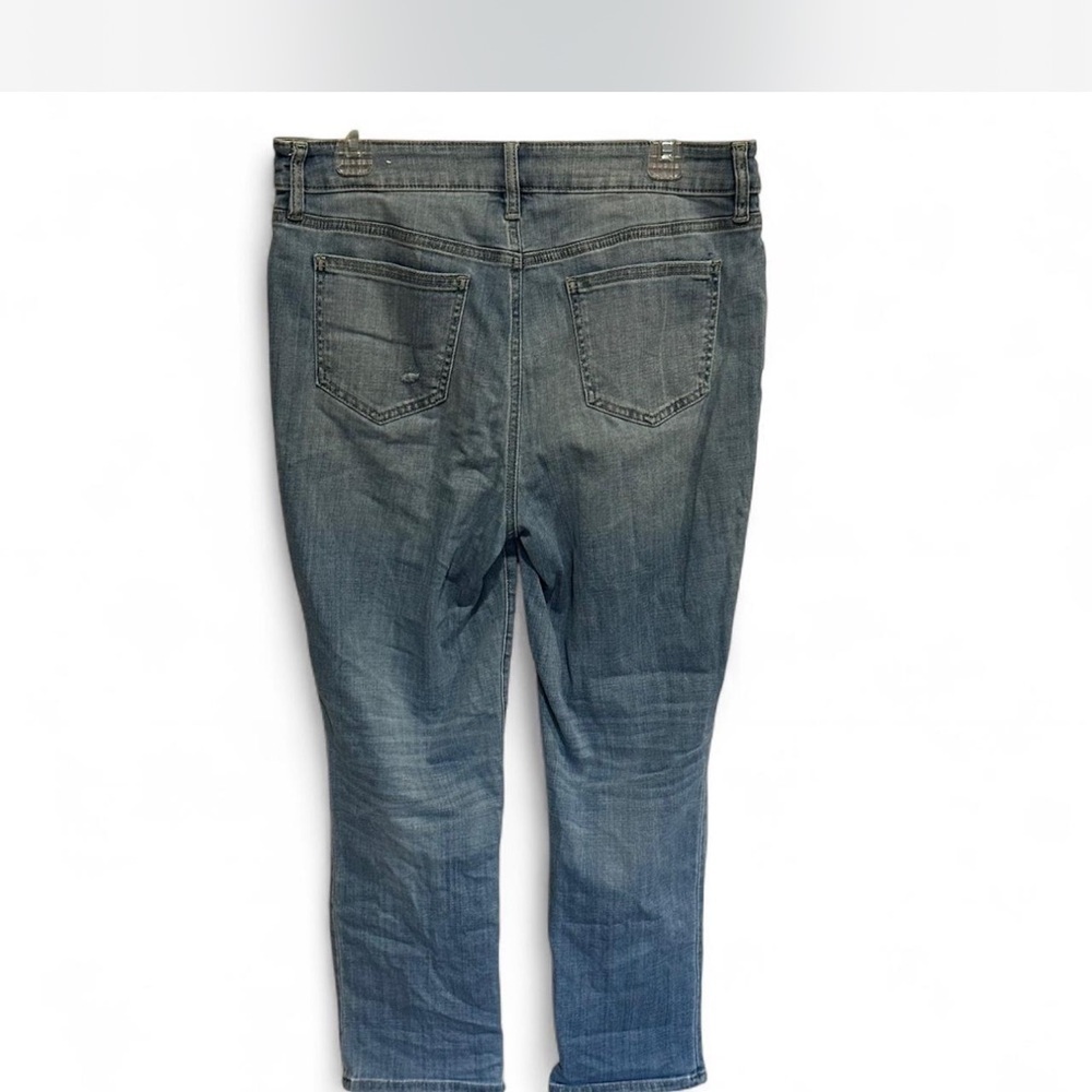 Chico's Blue Denim Girlfriend Slim Jeans - Picture 2 of 4